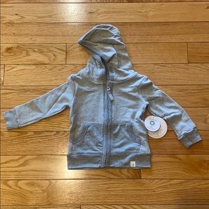 Burt’s Bees Baby Gray Hooded Sweatshirt